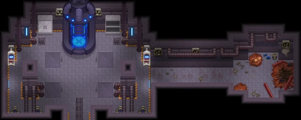 Map of Bunker Boss Room