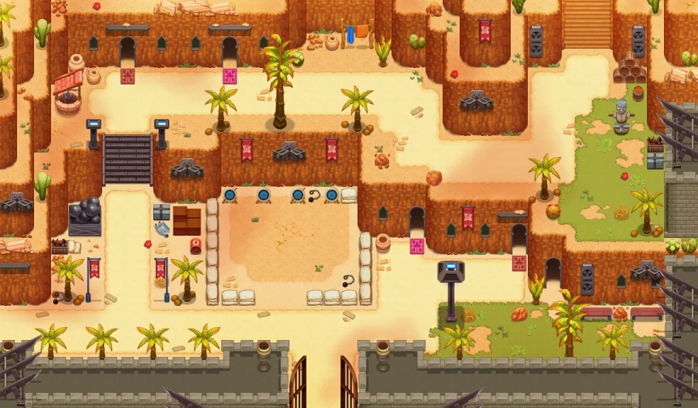 Map of Desert Town South 2
