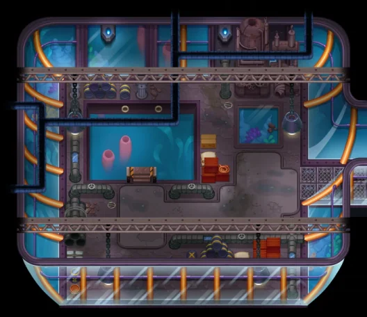 Map of Underwater City Exit