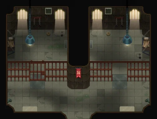 Map of Desert Prison Cells