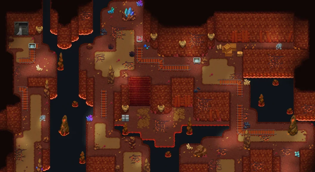 Map of Magma Grotto Cave 3