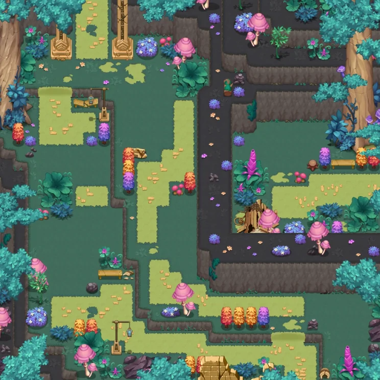 Map of Deep Woods 2