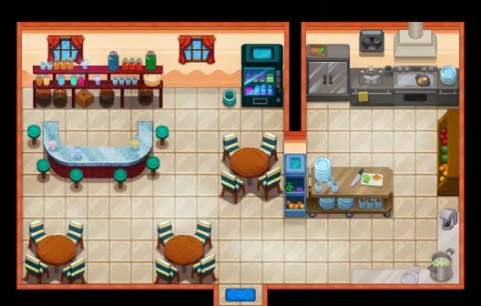 Map of Restaurant Interior