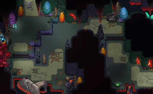 Map of Magma Grotto North 1