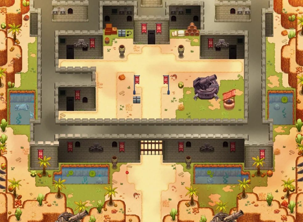 Desert Prison Exterior (Lateria)