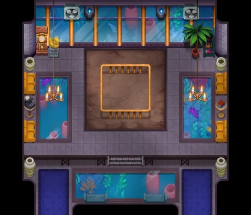 Map of Zetta Backroom