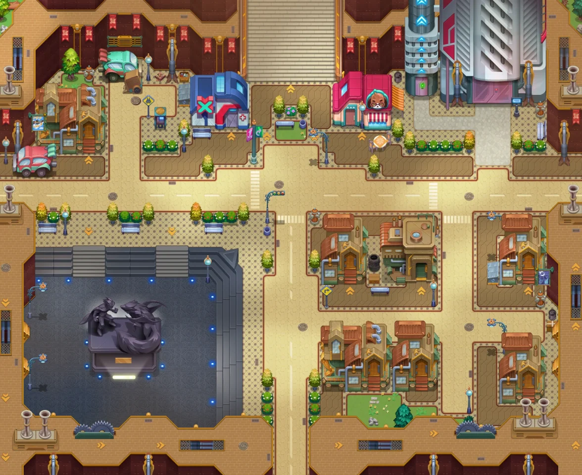 Capital Downtown (The Capital City of Parum)