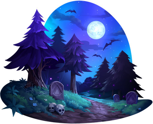 Dark Woods Lake Border