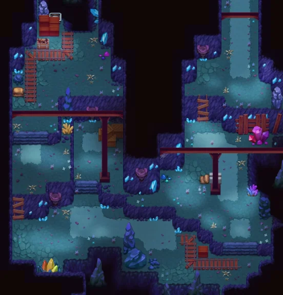 Map of Cave 6 Map 2
