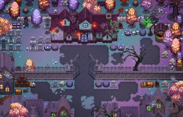 Map of Dark Woods Mansion