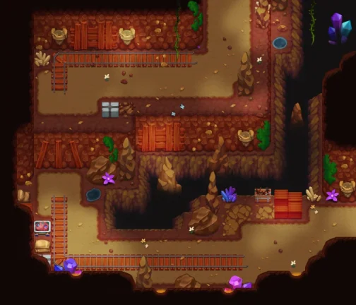 Map of Cave 7 Map 3