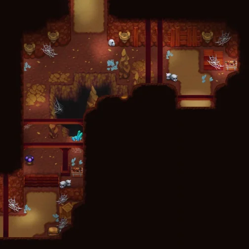 Map of Dark Woods Cave 1