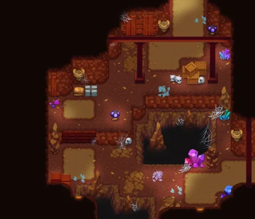 Map of Dark Woods Cave 2