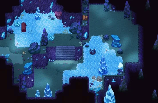 Map of Ice Cave Right Room