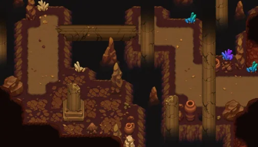 Map of Grunda's Tomb Floor 1 Extra West