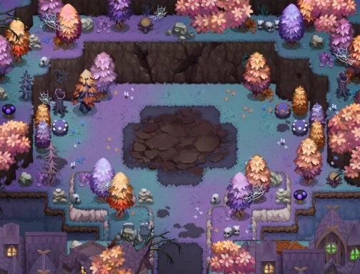 Map of Dark Woods Special Map