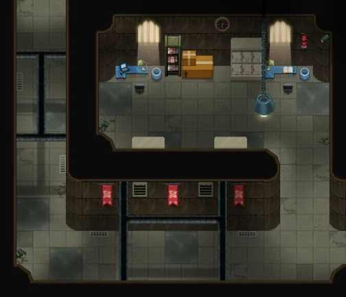 Map of Desert Prison 2