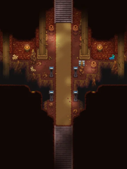 Map of Desert Town Large Stairs
