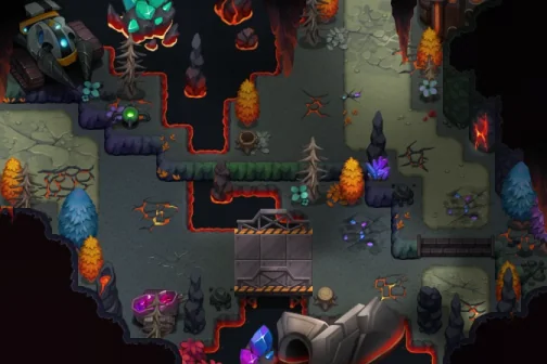 Map of Magma Grotto South 4