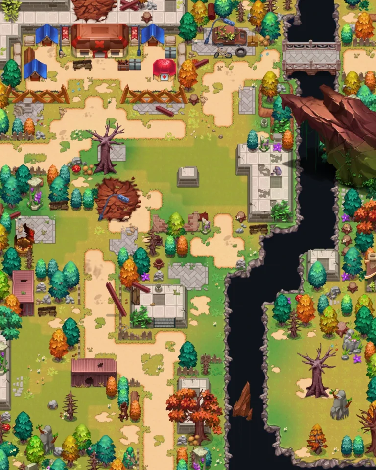 Map of Plains Outpost