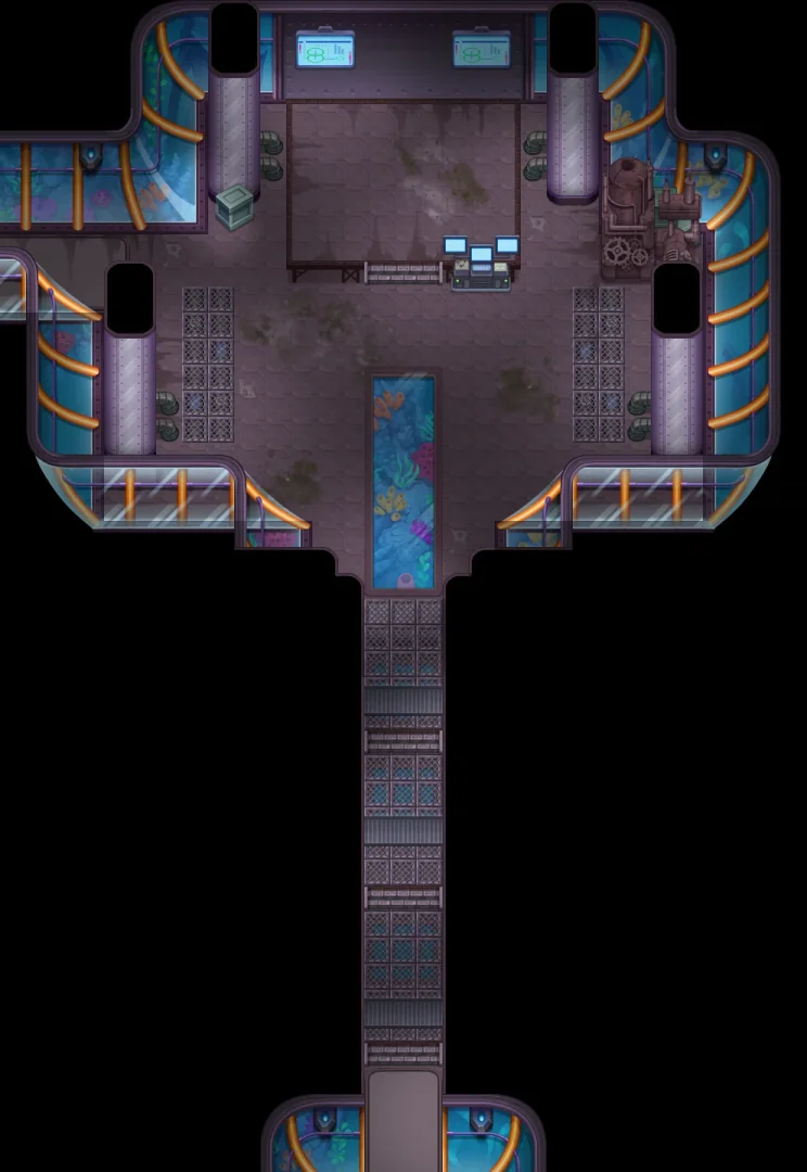 Map of Boss Room Underwater City