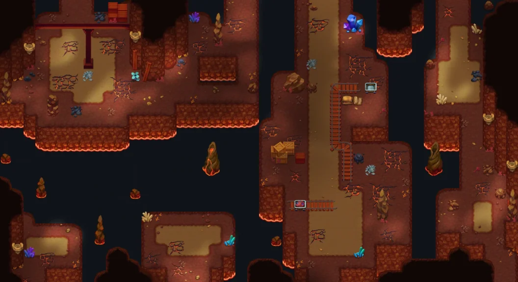 Map of Magma Grotto Cave 2