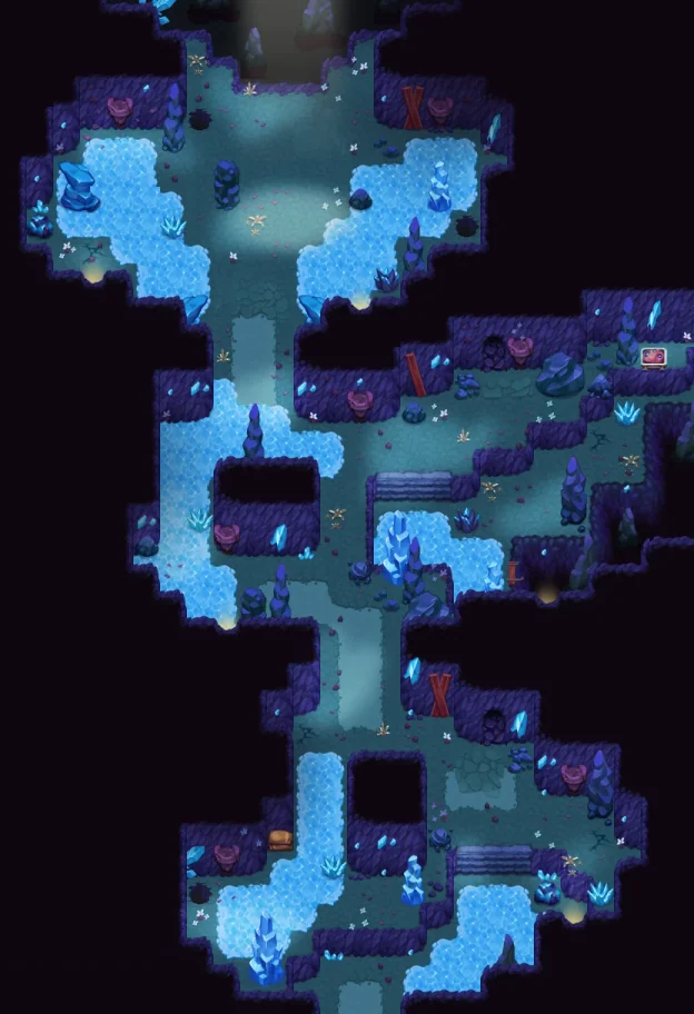Map of Inside North Cave