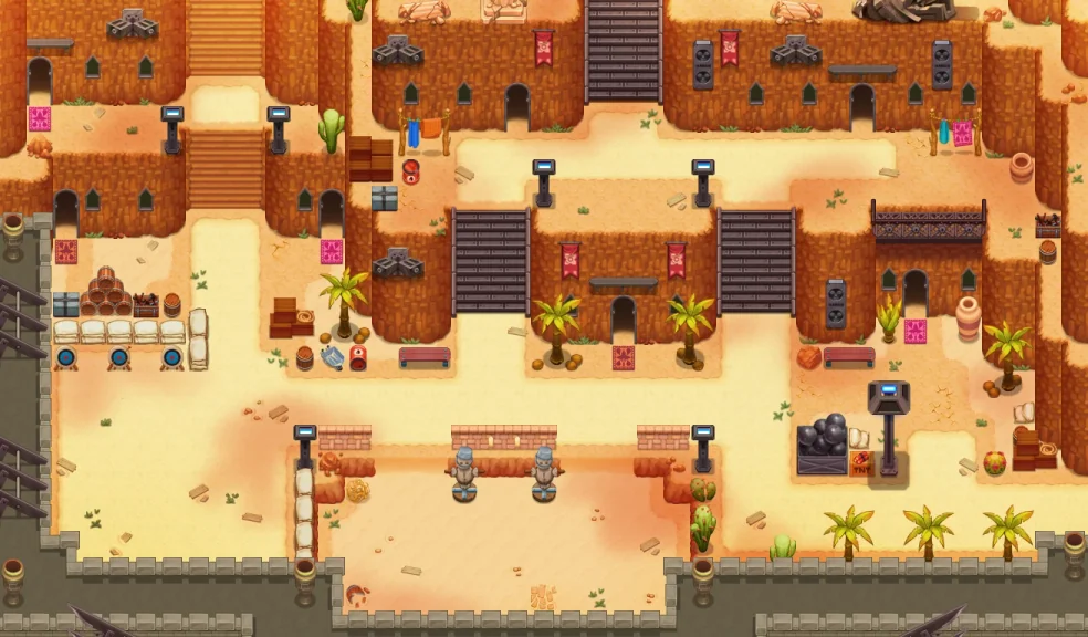 Map of Desert Town South 1