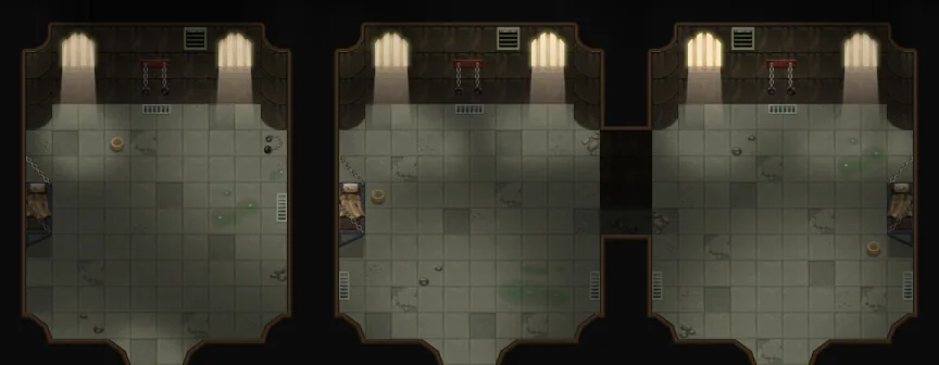Map of Desert Prison Cell Interior 2