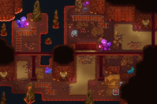 Map of 2nd Magma Cave 2