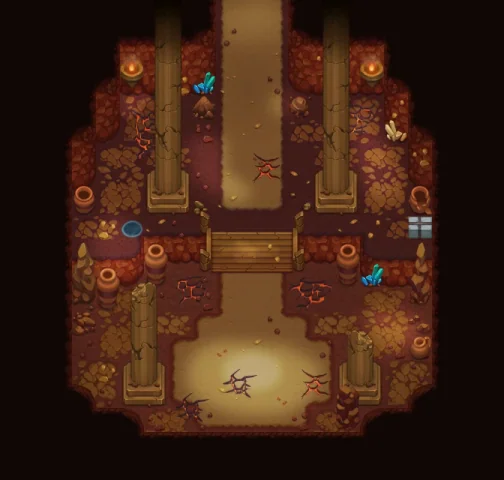 Map of Grunda's Tomb Floor 3 Lobby